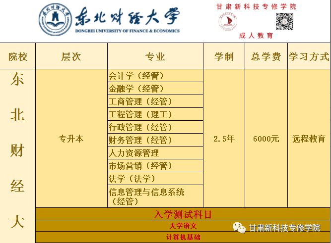 兰州学历提升
